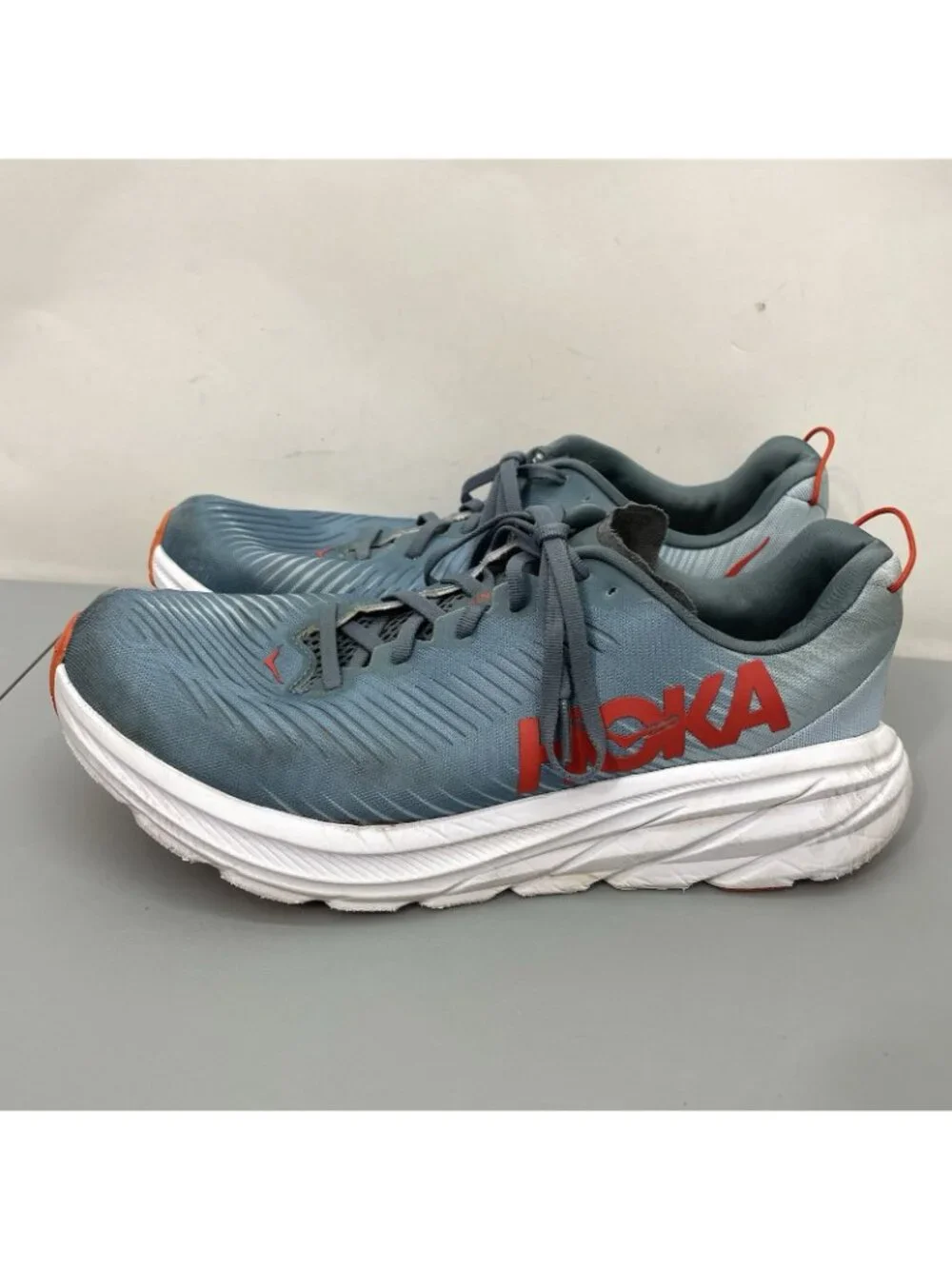 Hoka Rincon 3 Sneakers Shoes Running Walking Training Blue Mens 10.5